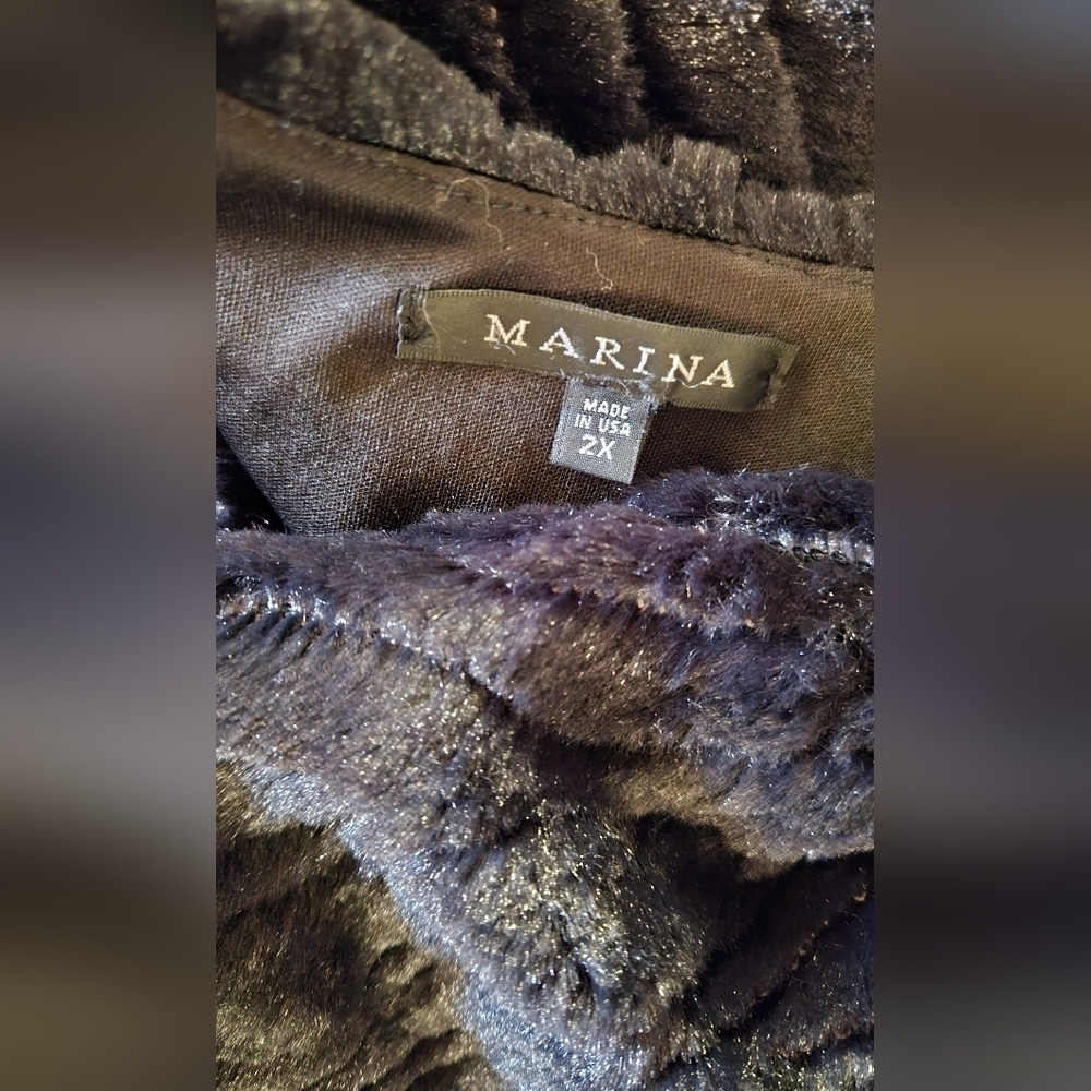 Vintage Marina Faux Fur Jacket - Picture 6 of 7